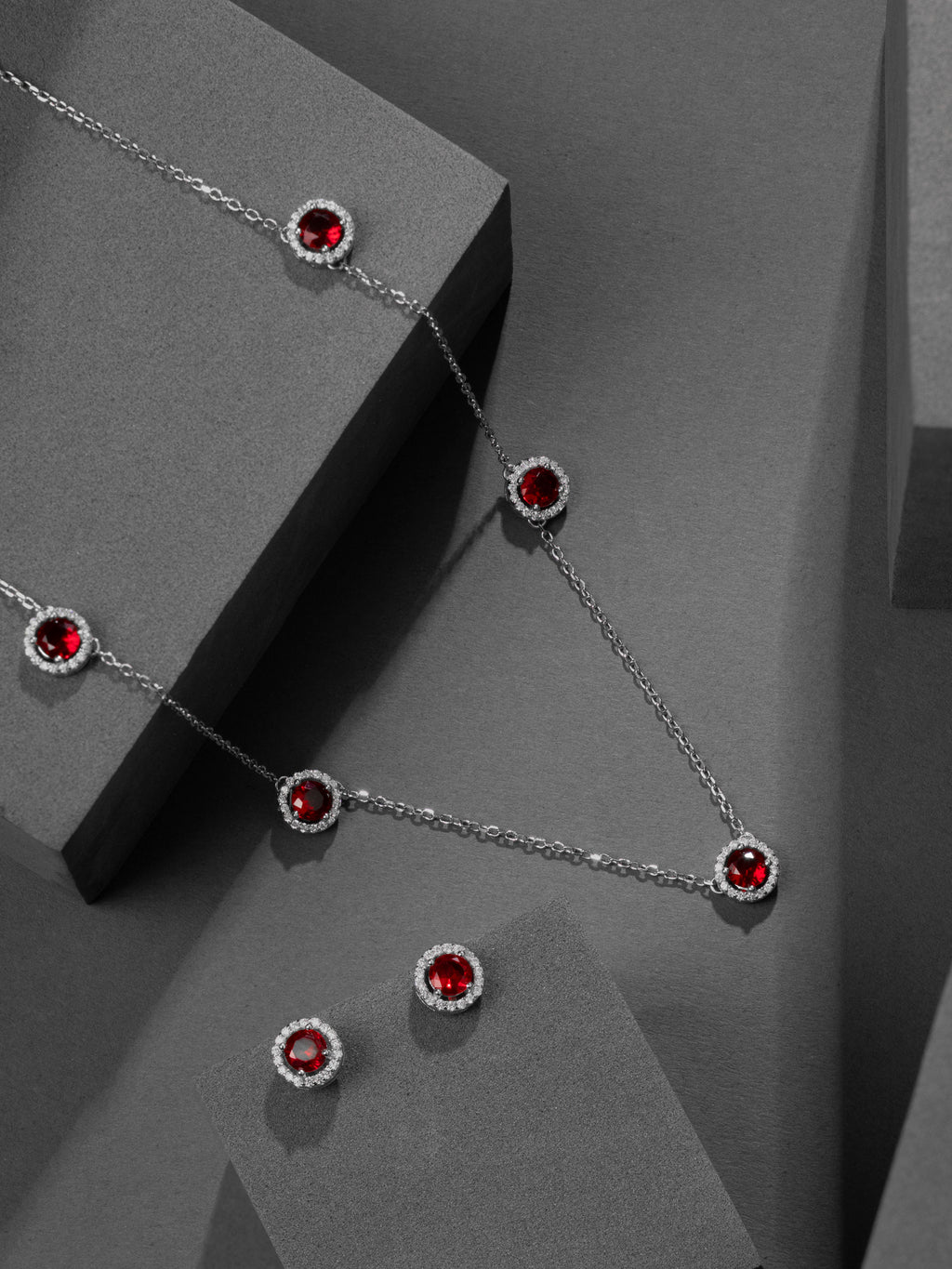 Jovira Celestine Set - Ruby Red