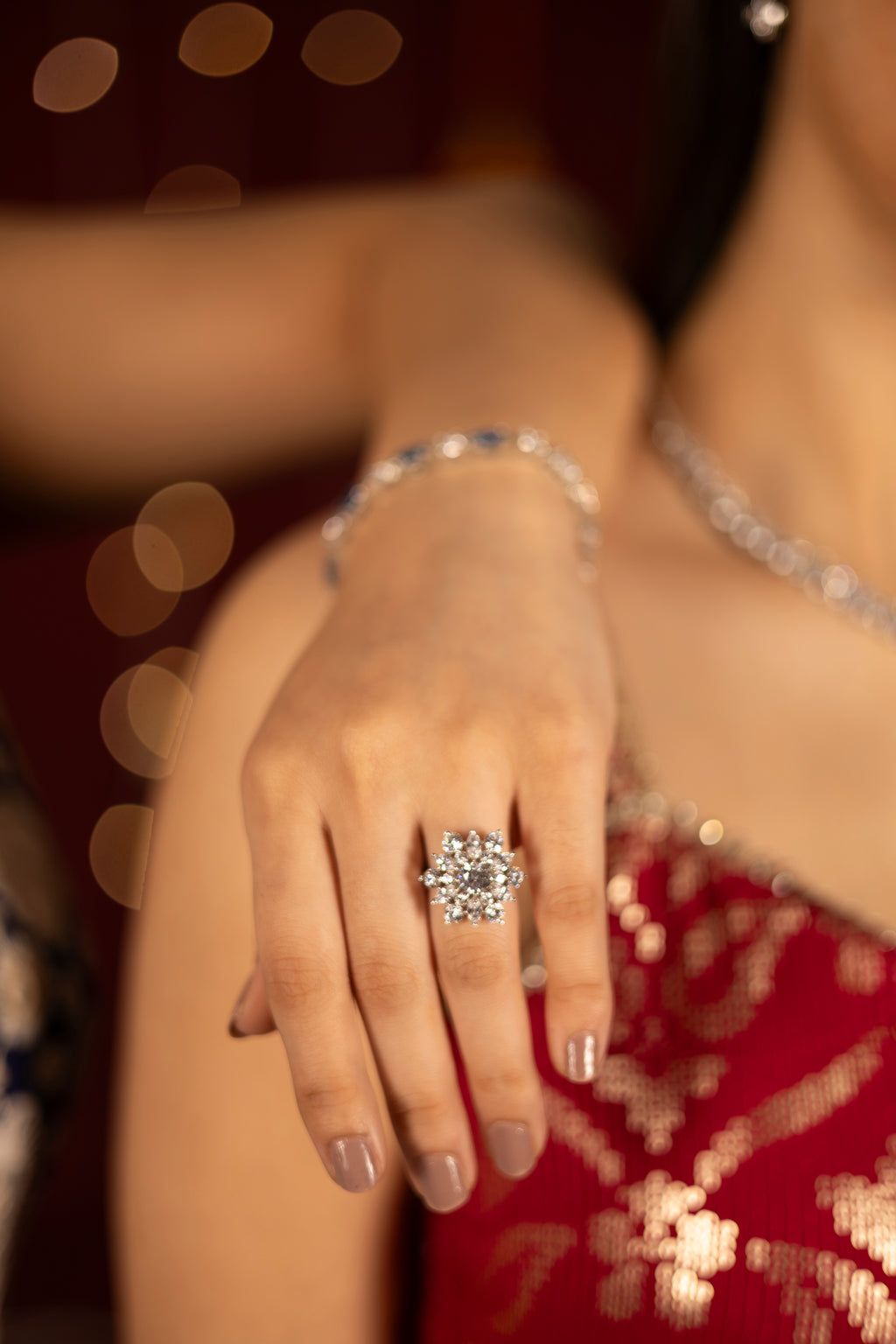 Starburst Cocktail Ring