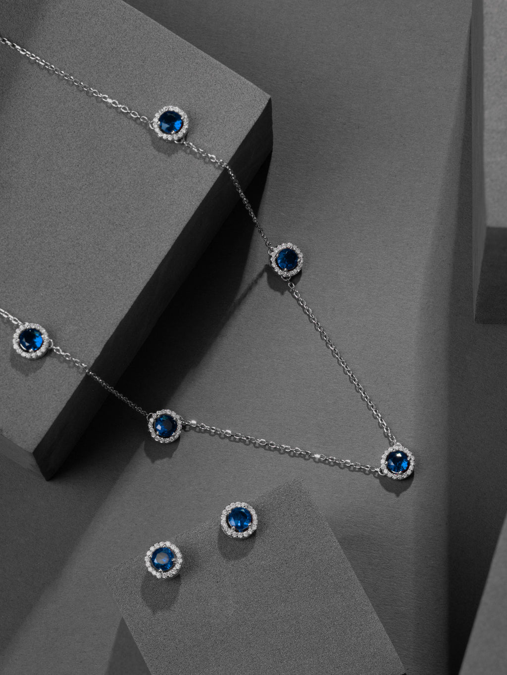 Jovira Celestine Set - Sapphire Blue