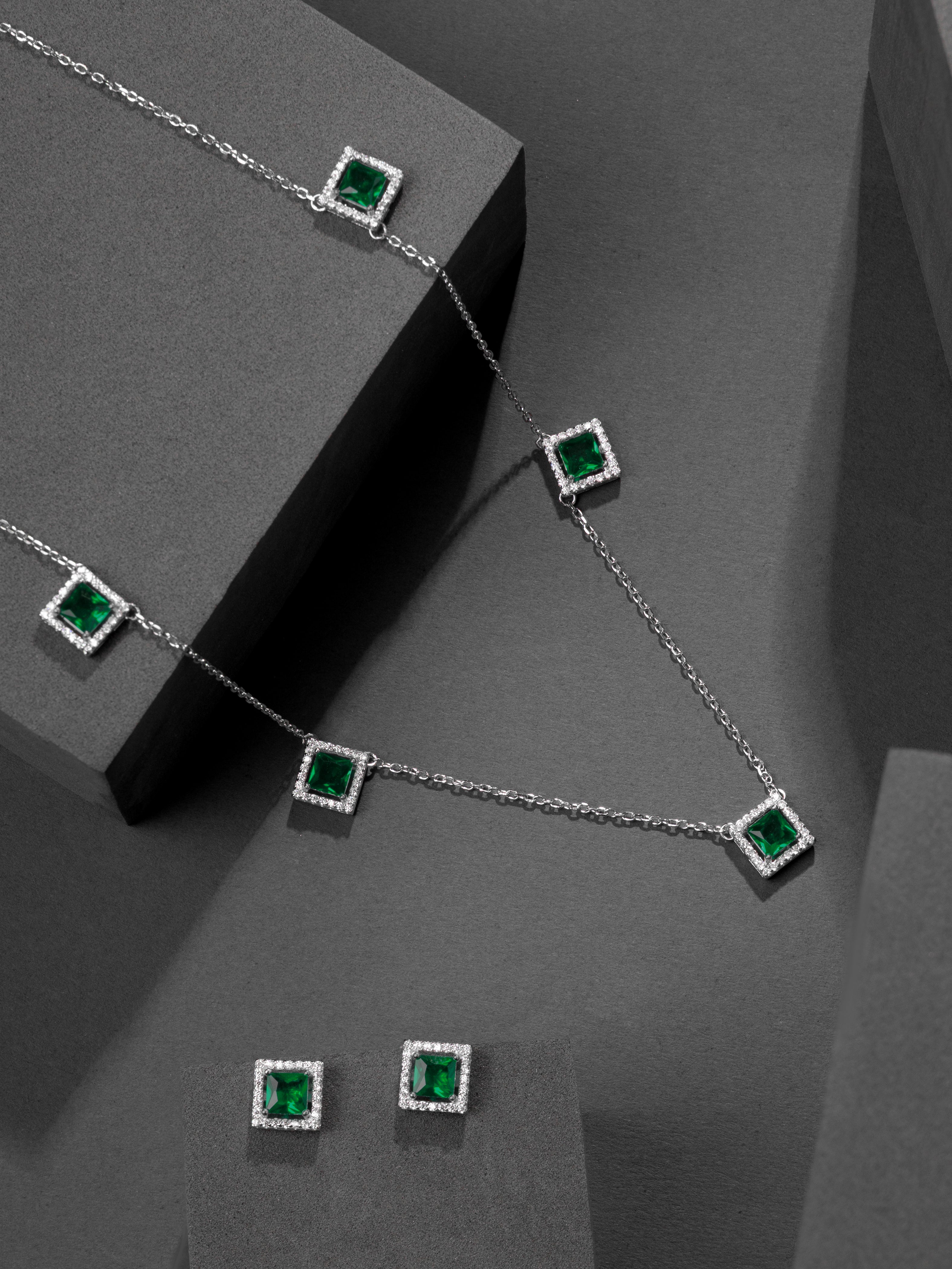 Jovira Ardent Set - Emerald Green