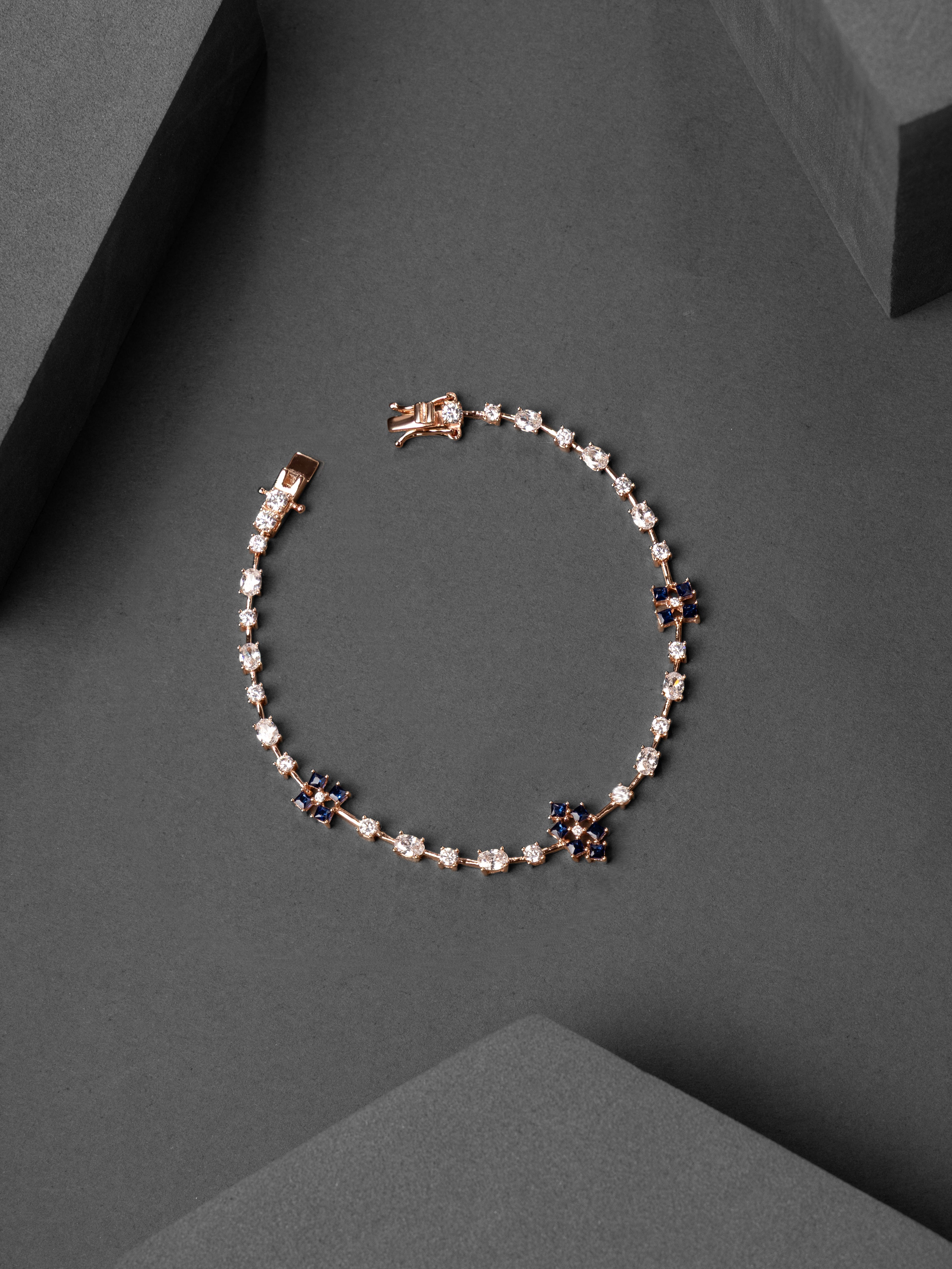 The Celeste Sapphire Silver Bracelet