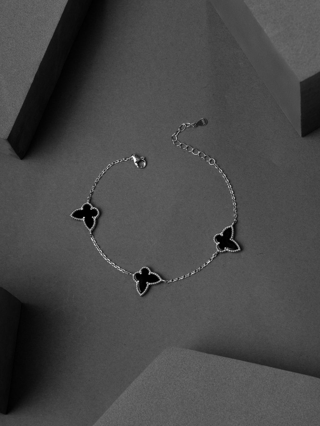 Noir Butterfly Anklet