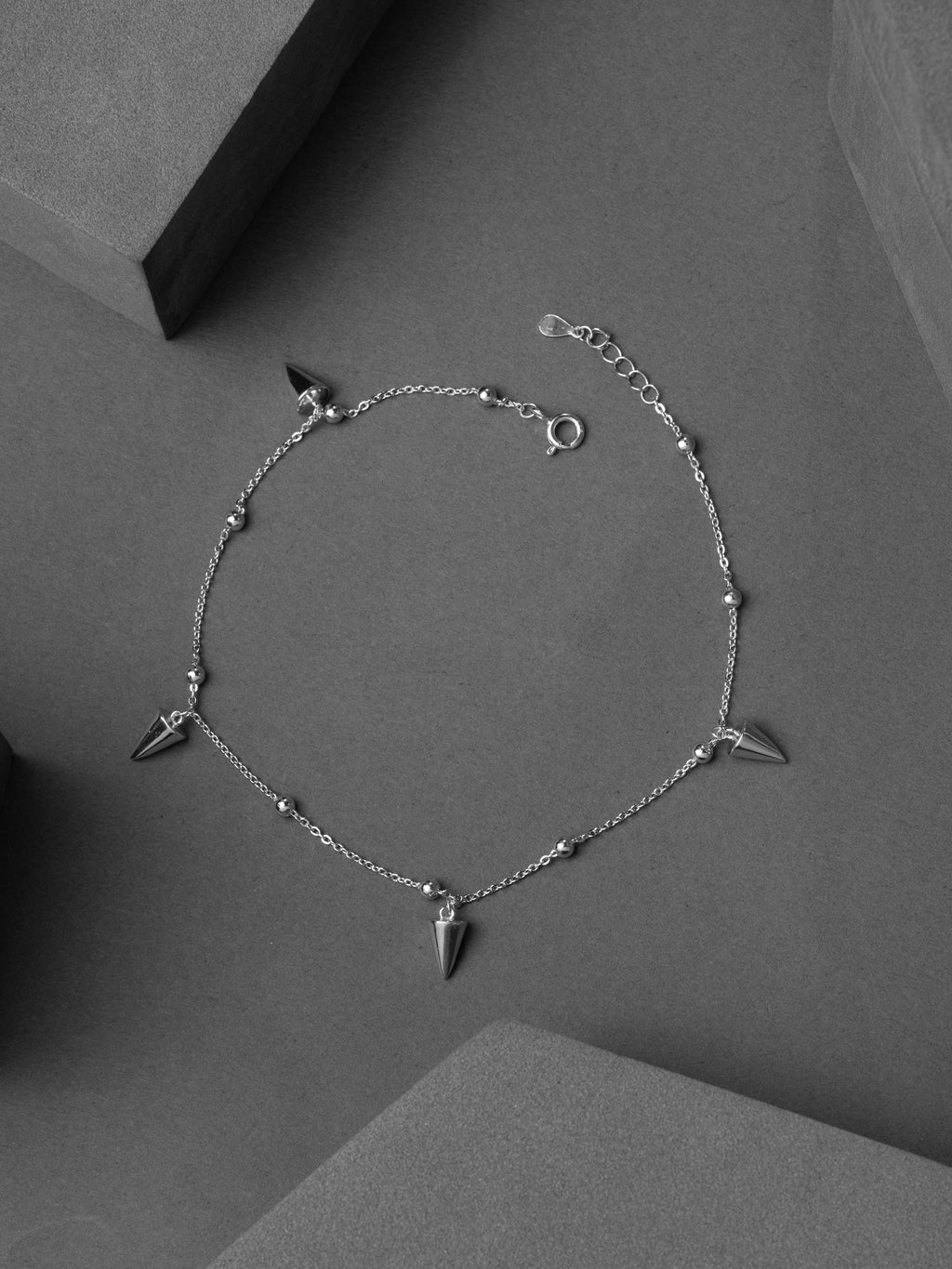 The Silver Spike Anklet