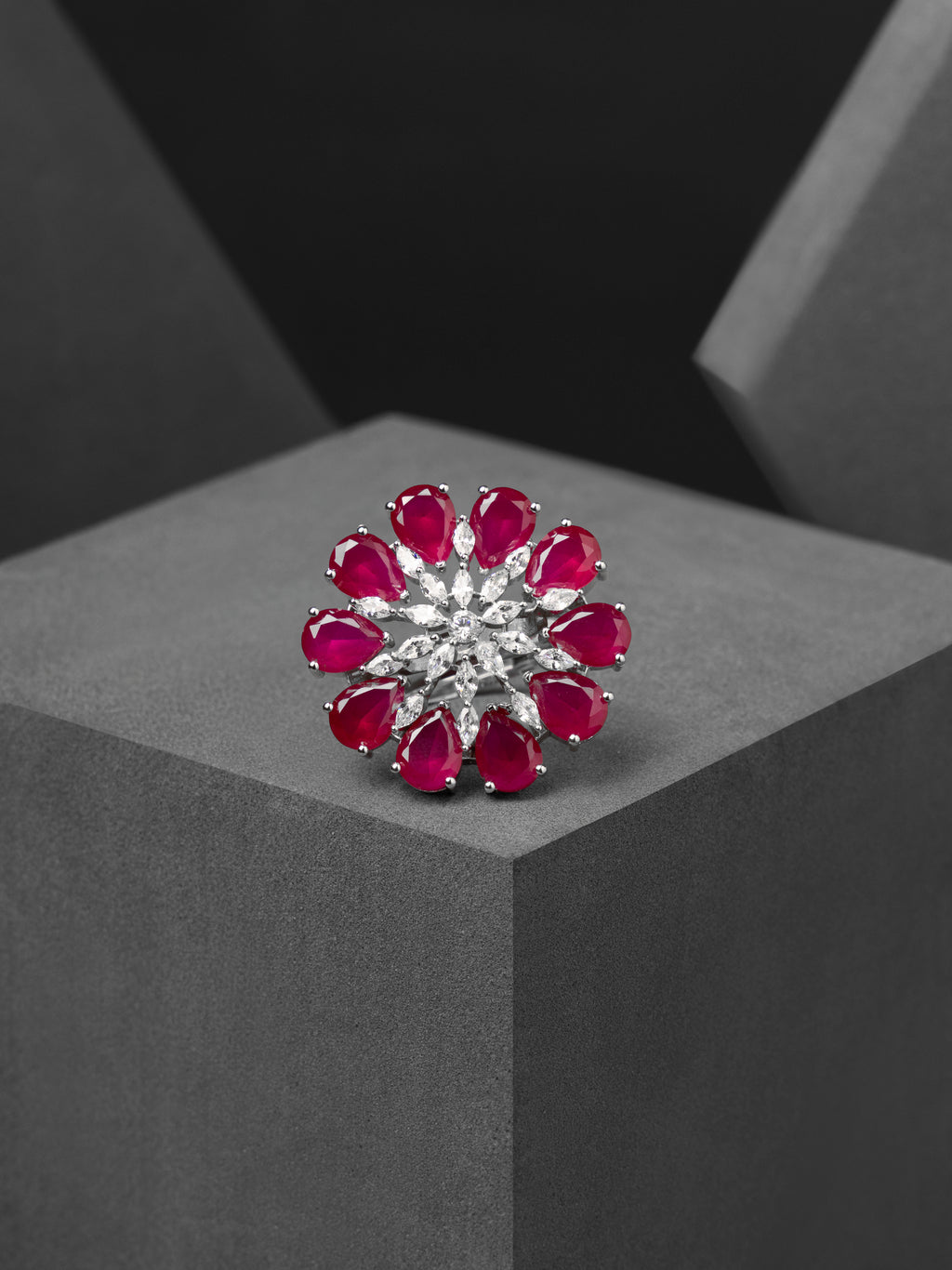 The Scarlet Bloom Ring