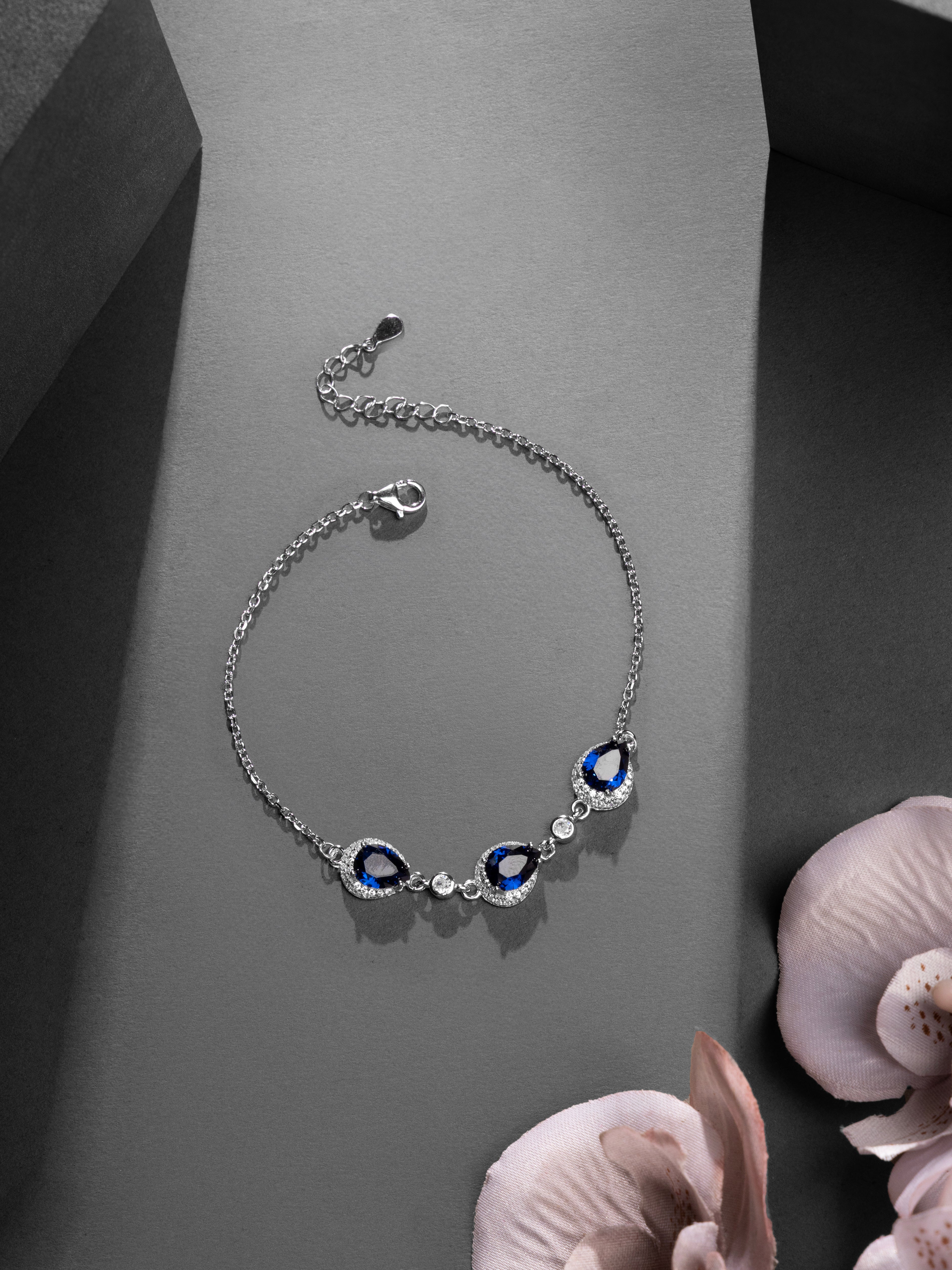 The Azure Teardrop Bracelet