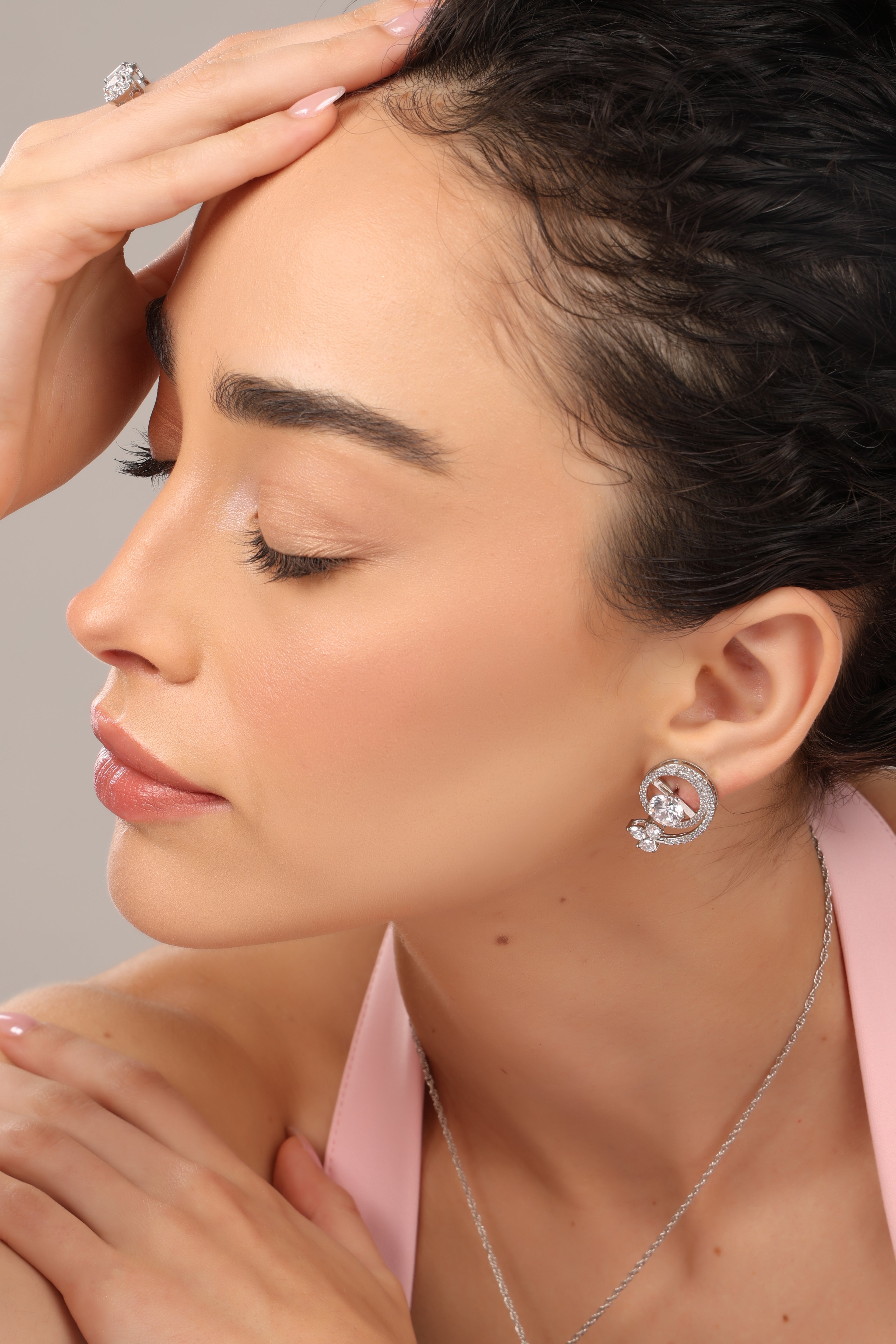 Orbit Spark Stud Earrings