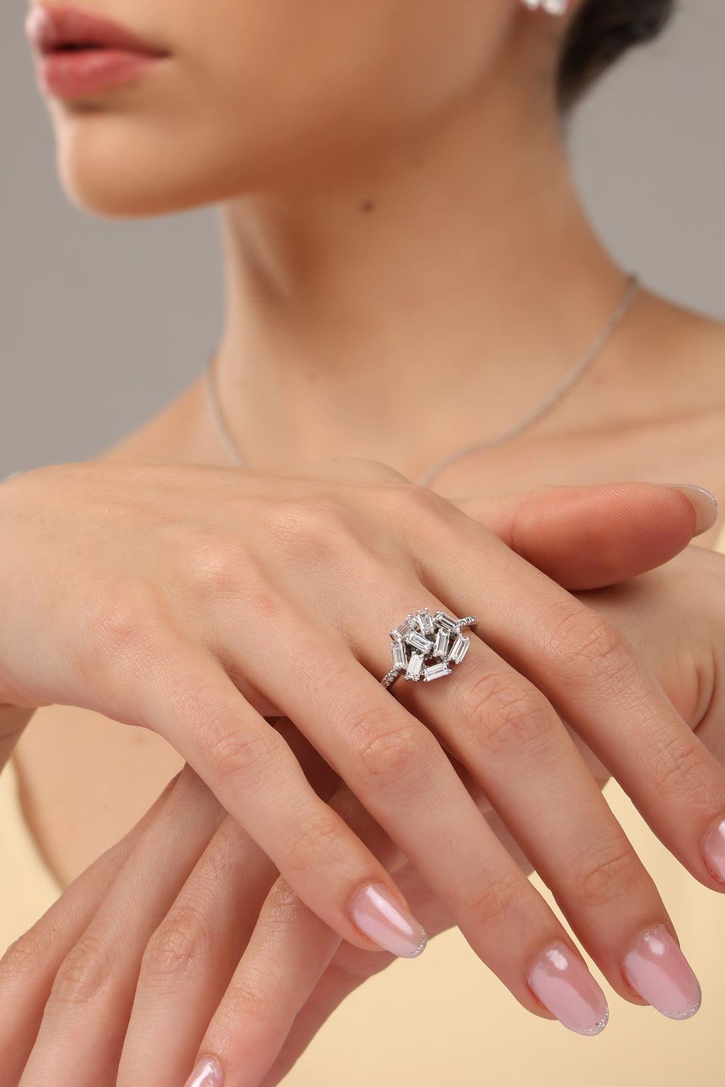 Crystal Mosaic Ring