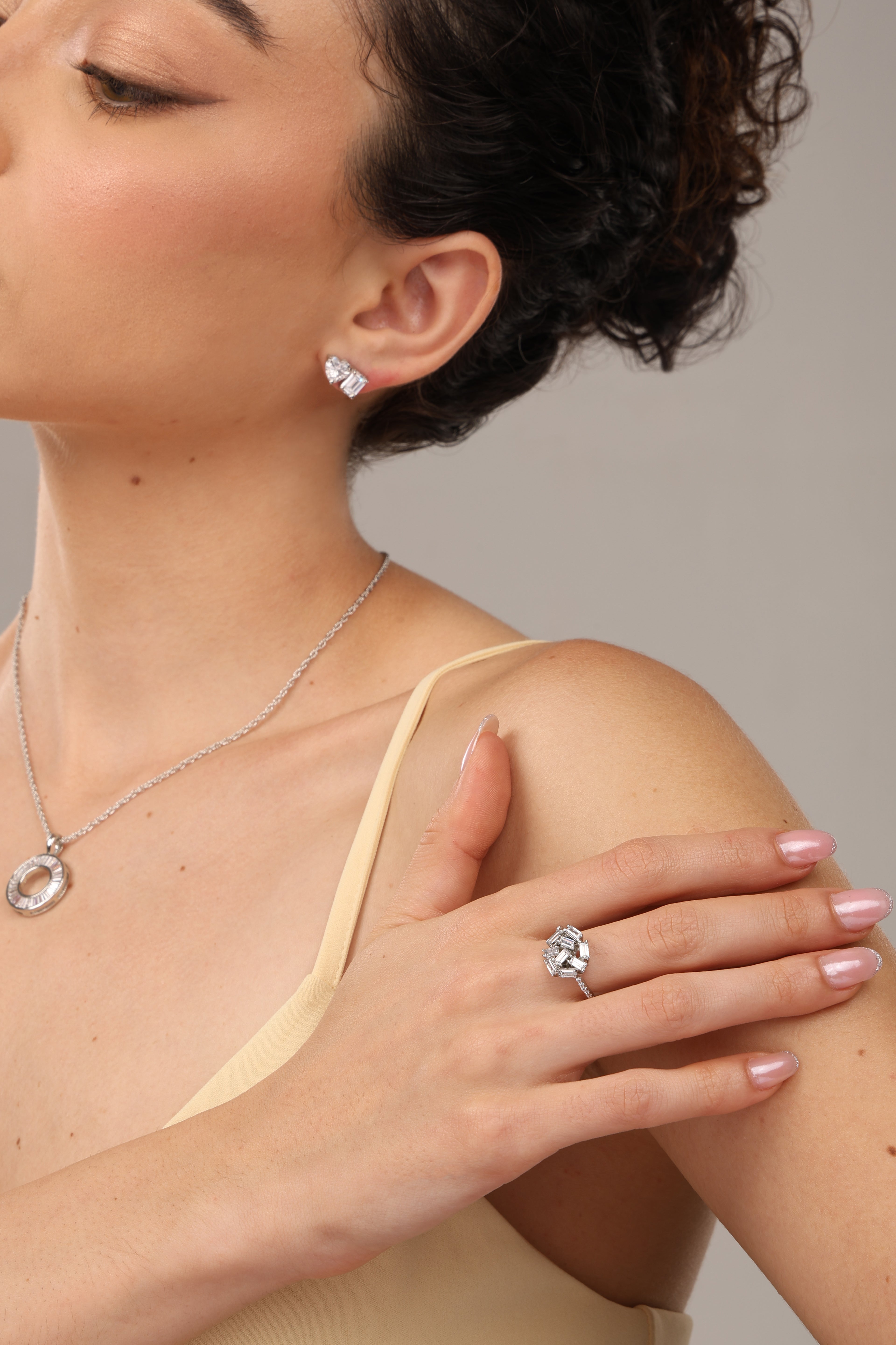 Crystal Mosaic Ring