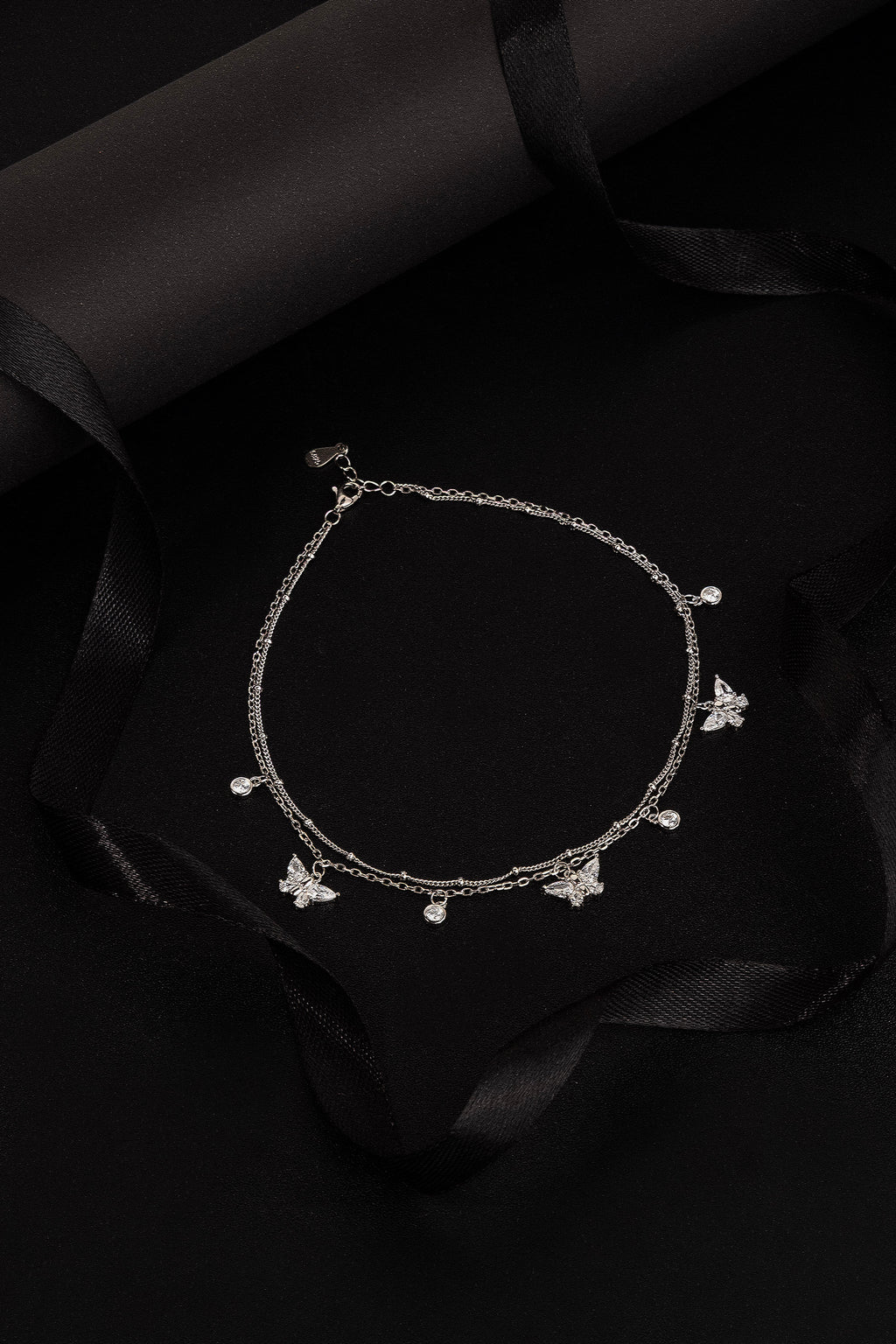 Butterfly Charm Anklet