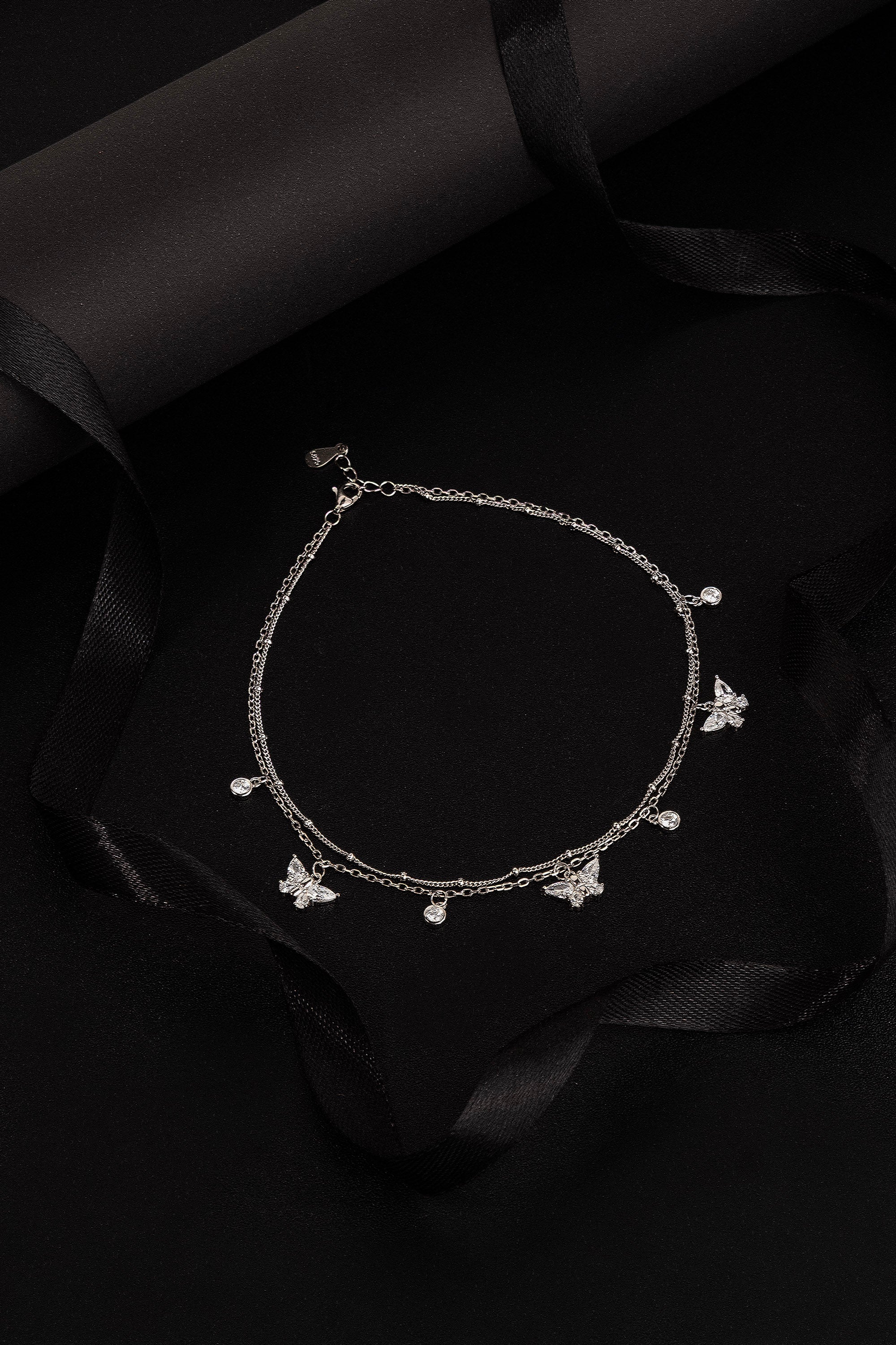 Butterfly Charm Anklet
