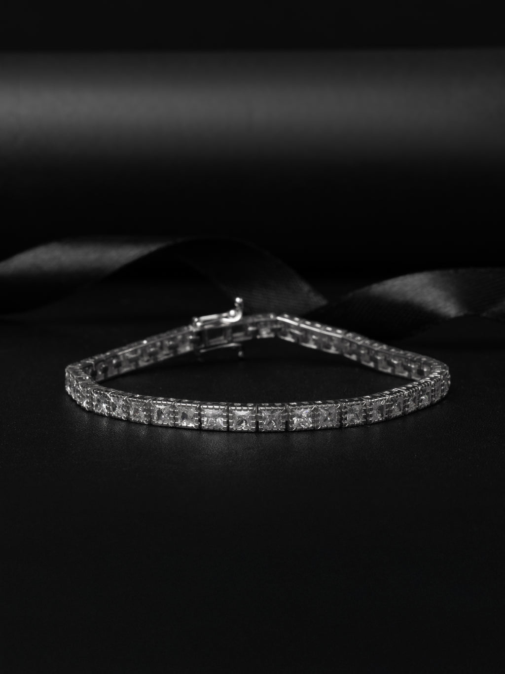 The Celene Silver Tennis Bracelet