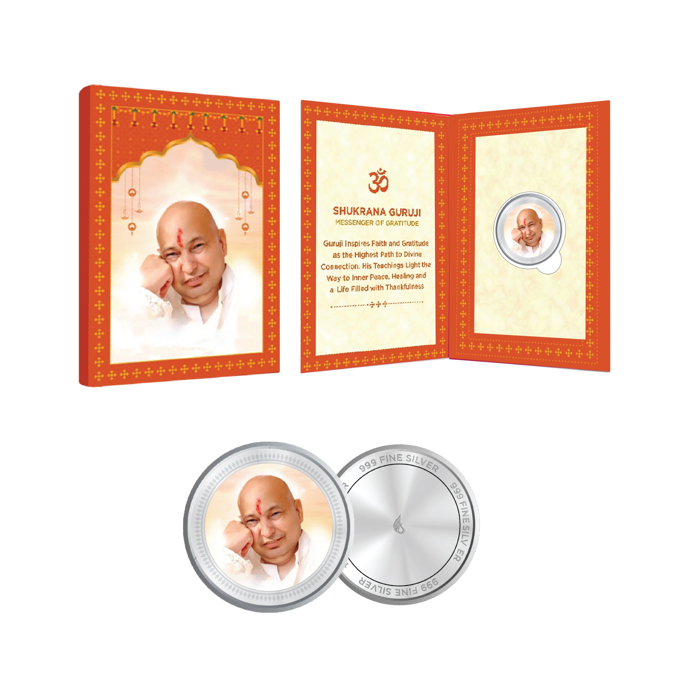Guru Blessing Coin Box ( 0.5gm / 1gm)