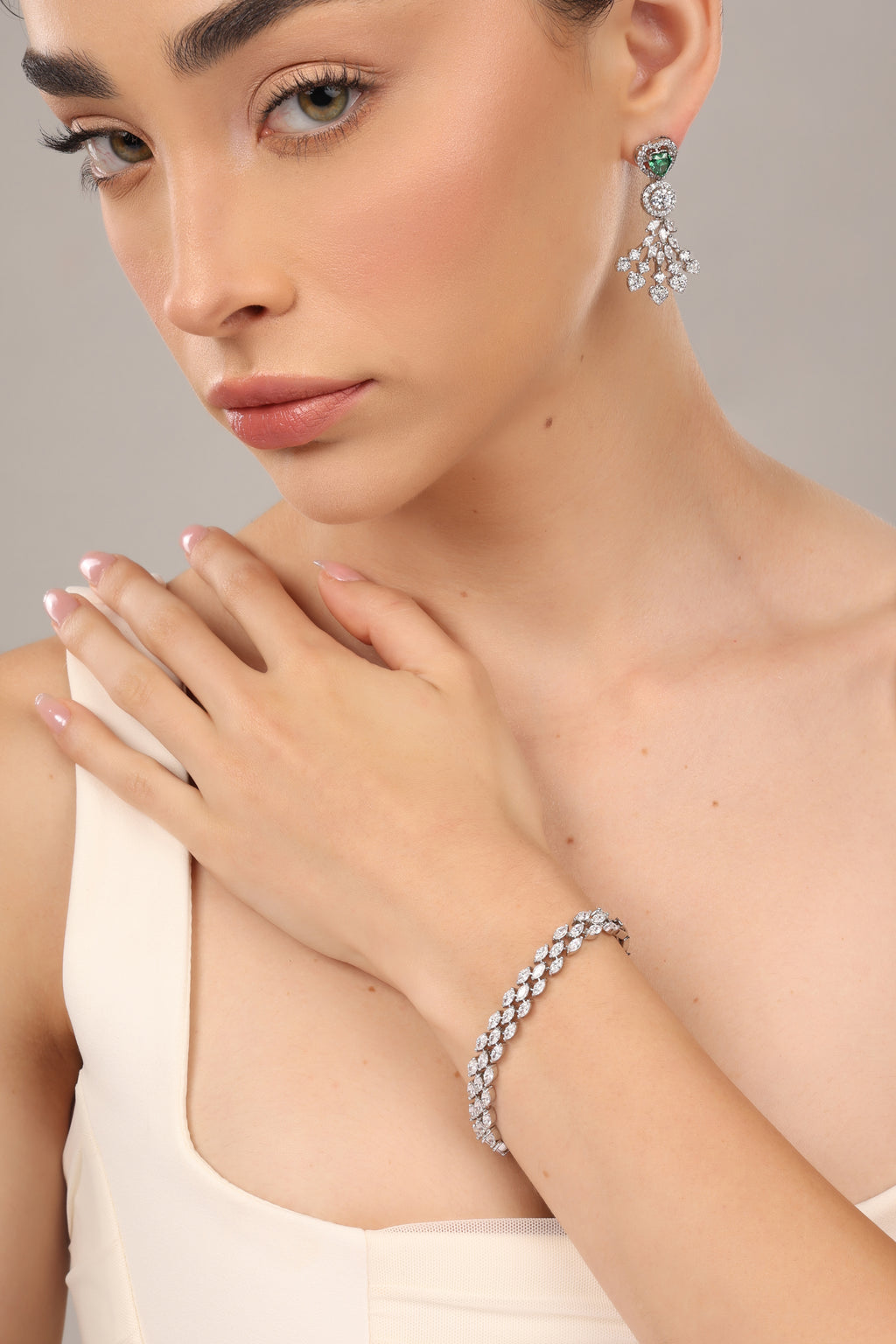 Celestia Marquise Cascade Bracelet