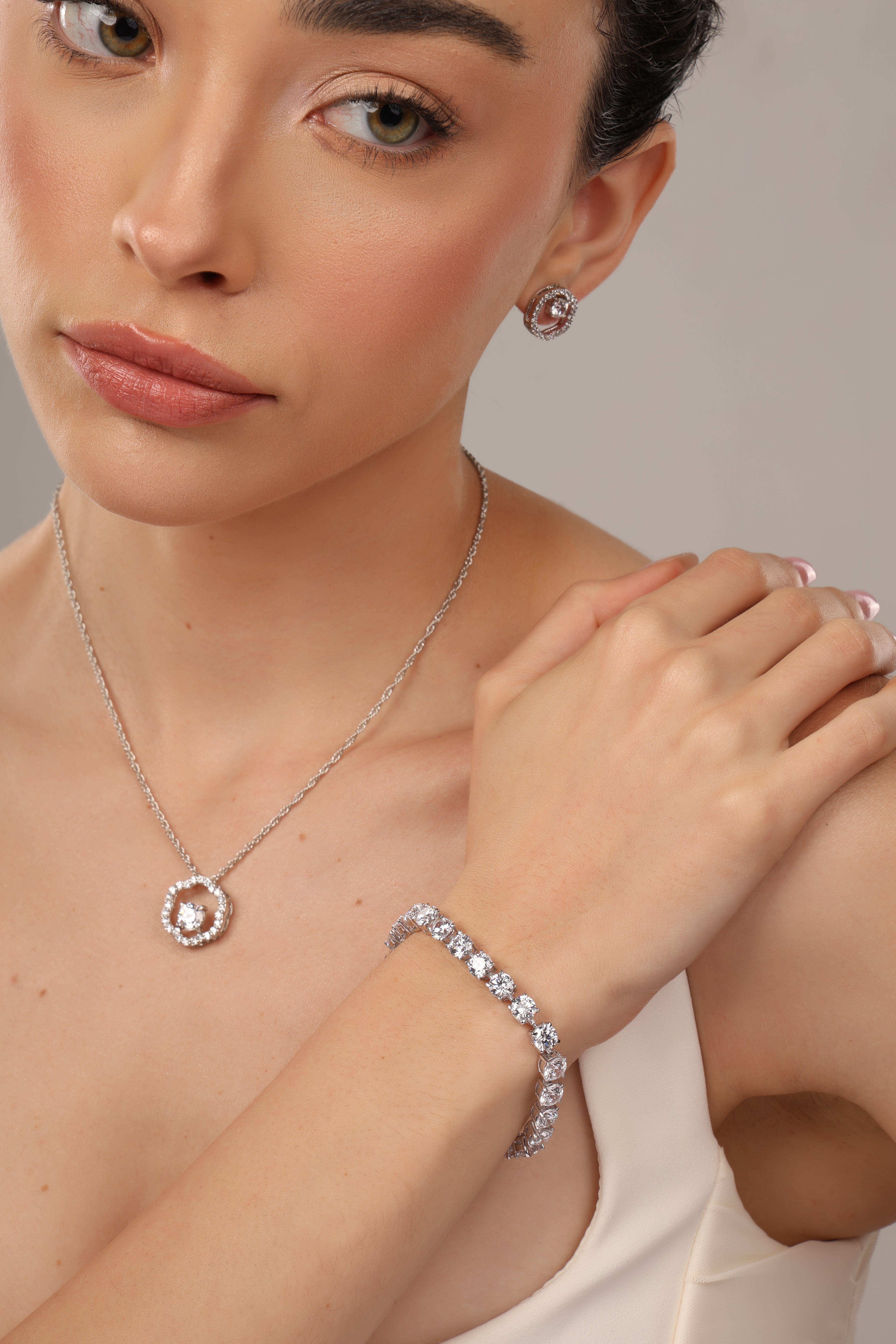 Royal Radiance Tennis Bracelet