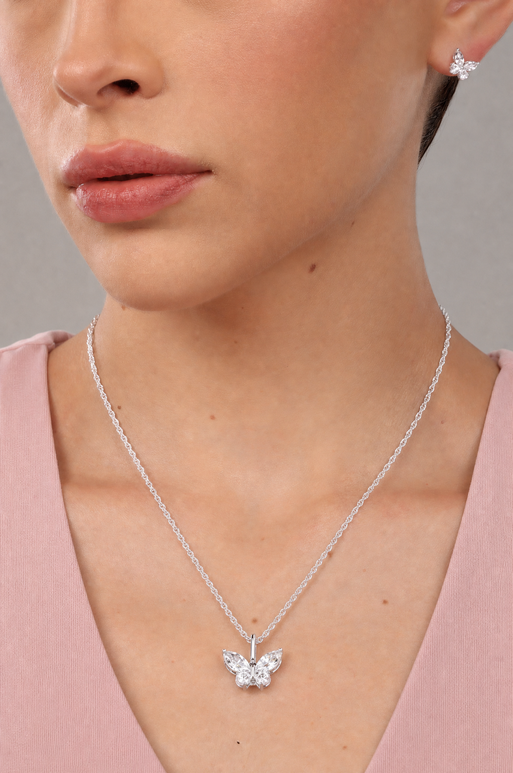 Enchanted Butterfly Pendant Set