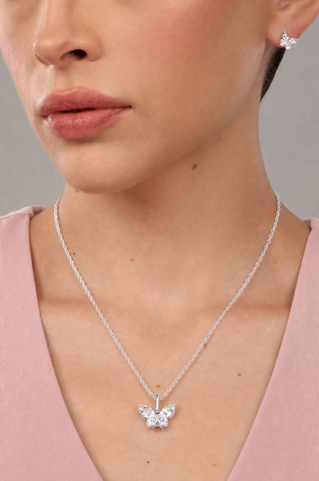 Enchanted Butterfly Pendant Set