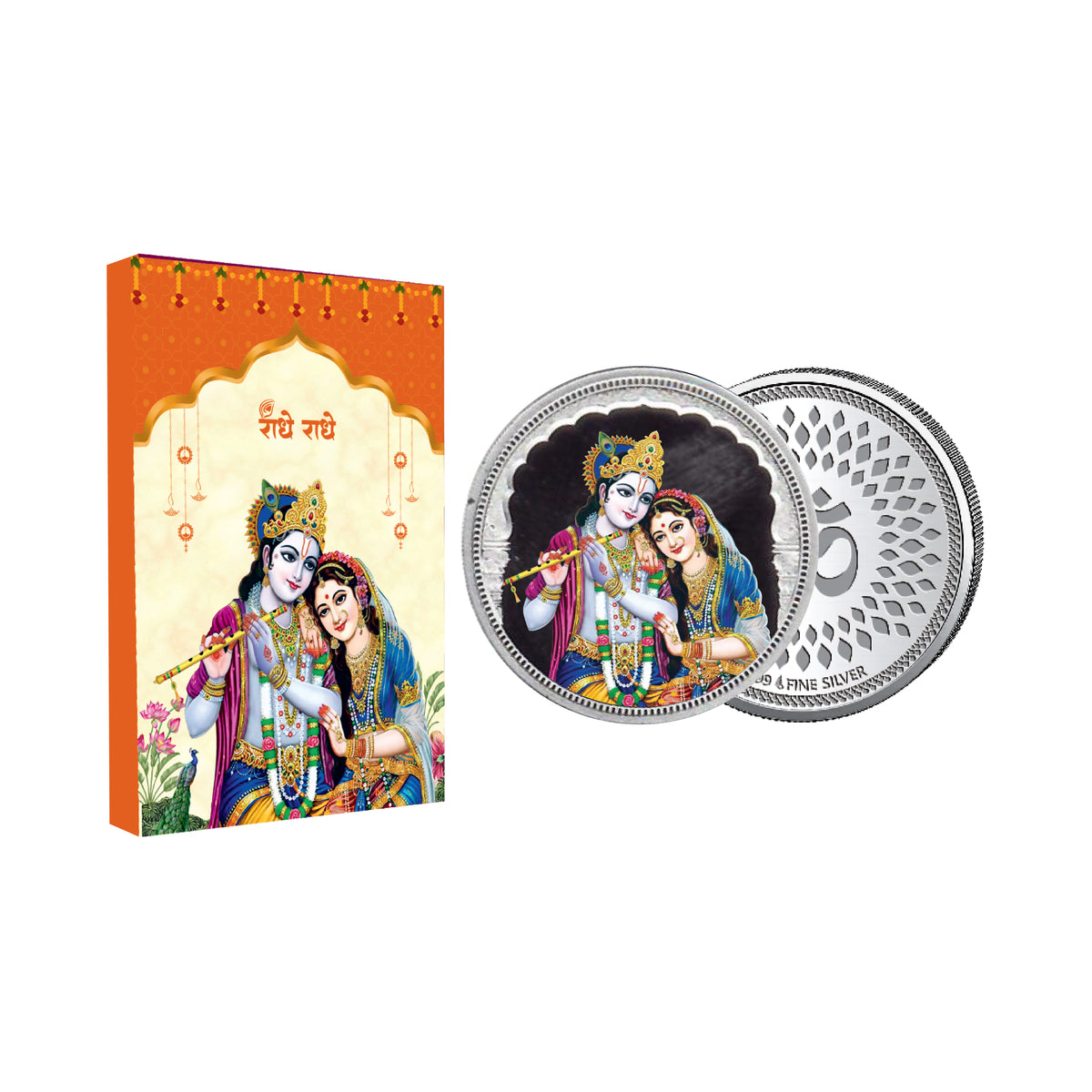 Radha Krishna Coin Box