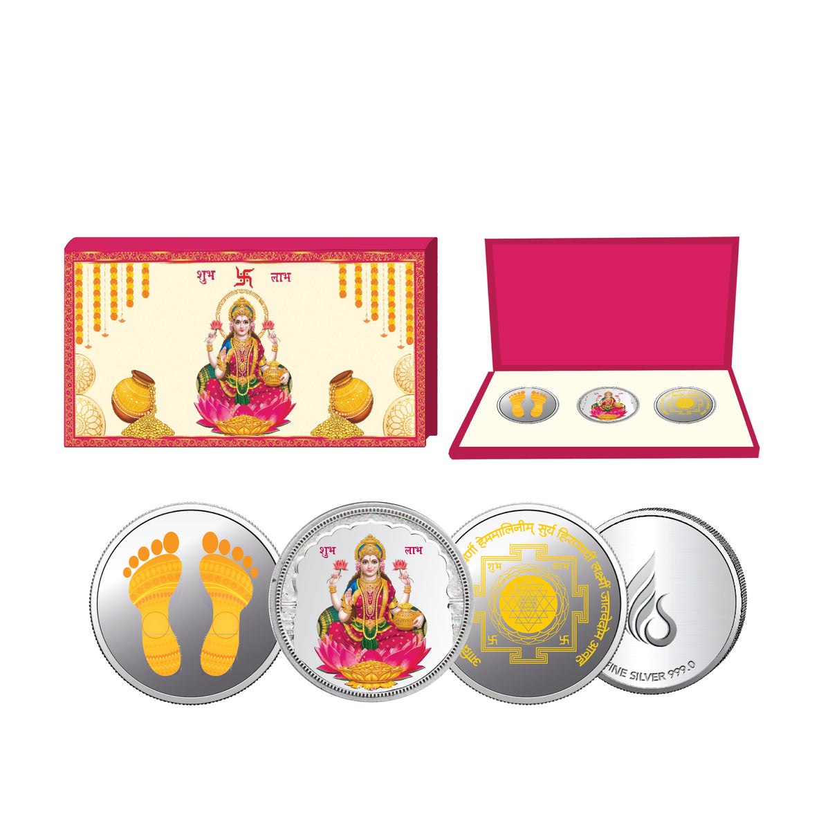 Trio Blessings Coin Box