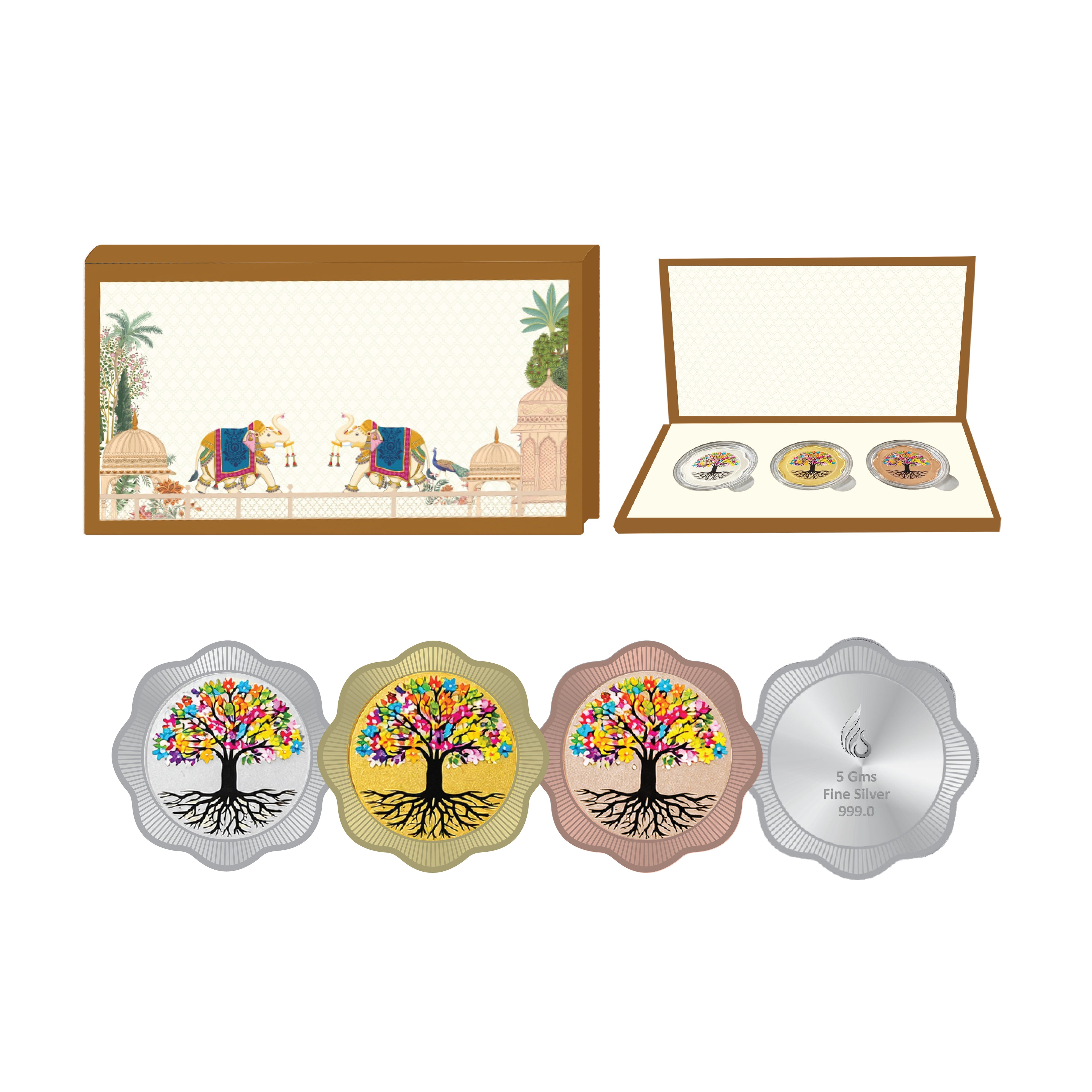 Kalpvriksh Coin Box ( 3 coins )