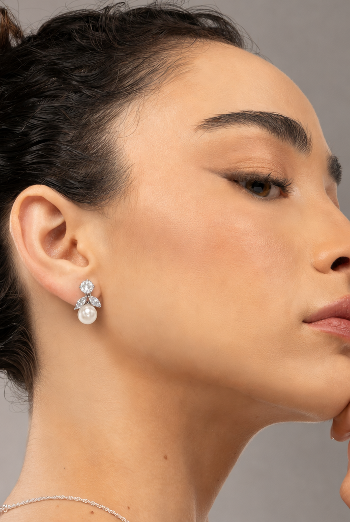 Pearl Blossom Earrings