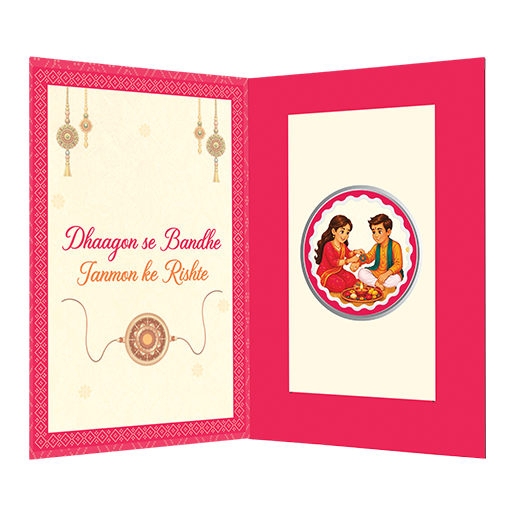 Jovira Raksha Collection –Blessings Silver Coin Gift Book (0.5g)