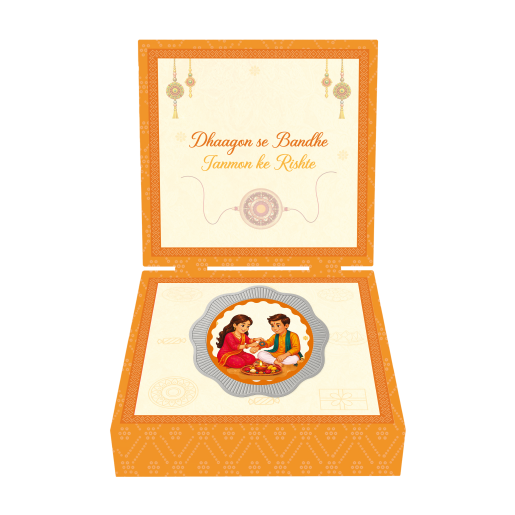 Jovira Raksha Collection – Signature Silver Coin Gift Box  Weight: 20g / 50g / 100g