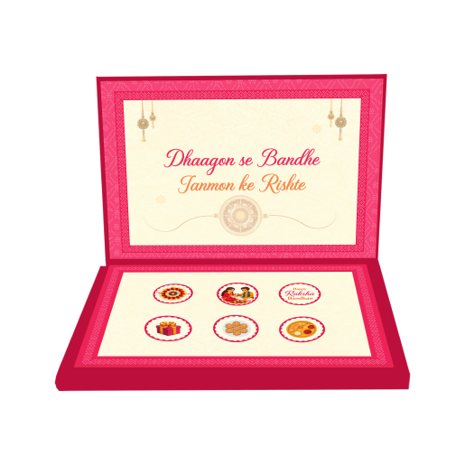 Jovira Raksha Collection – Festive Treasures Silver Coin Gift Box (3g)