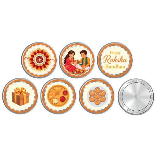 Jovira Raksha Collection – Festive Treasures Silver Coin Gift Box (3g)