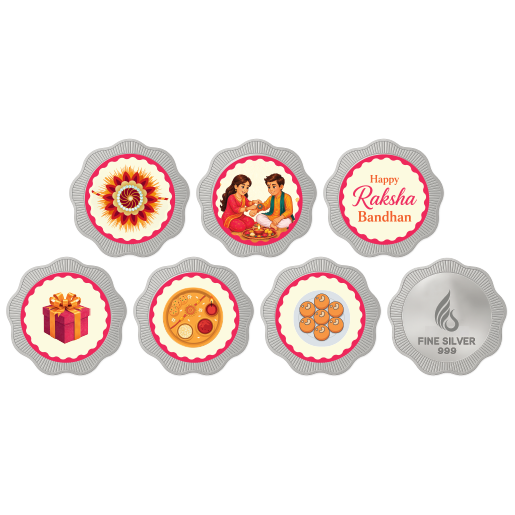 Jovira Raksha Collection – Grand Festive Treasures Silver Coin Gift Box (6g)